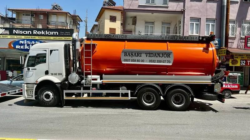 Manavgat Tıkanık Açma büyük kapasiteli tanker